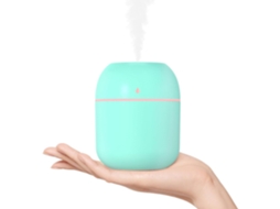 Mini umidificador USB 220ml, modo spray, azul celeste | MDUG