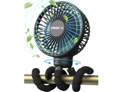Ventilador Portátil Recarregável Para Carrinho De Bebê, Modelo Mais Recente De 2025 - Ventilador Portátil Com Bateria