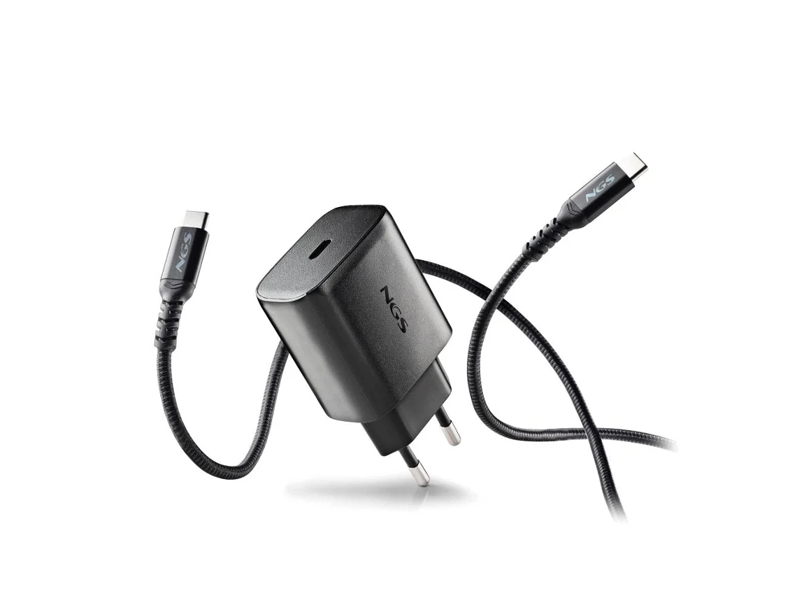 Carregador de Dispositivos Móveis NGS BUD (45W-C - Preto)