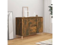 Aparador 101x35x70 cm Derivados de Madera de Roble Ahumado