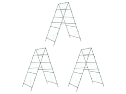 Garden Trellis, Garden Trellises Vidaxl Verde Aço (n/a)