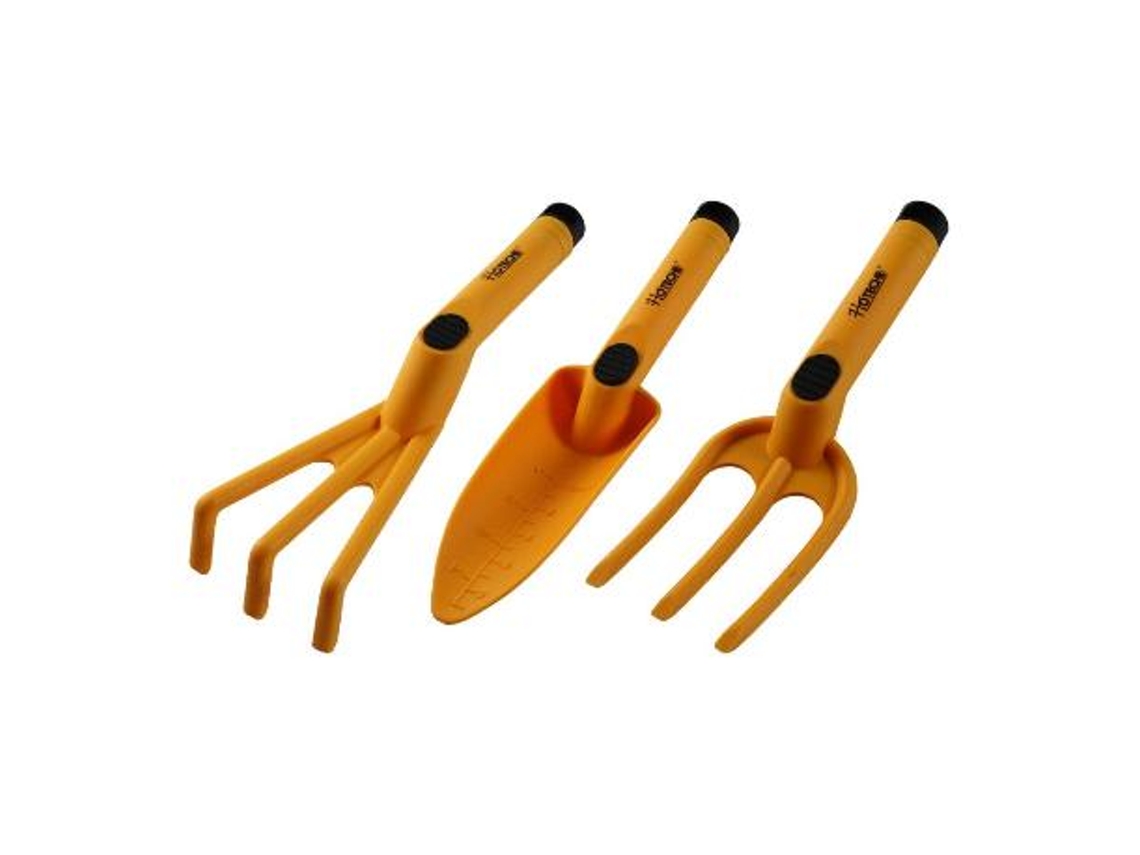 Jgo.3 herramientas jardineria plastico