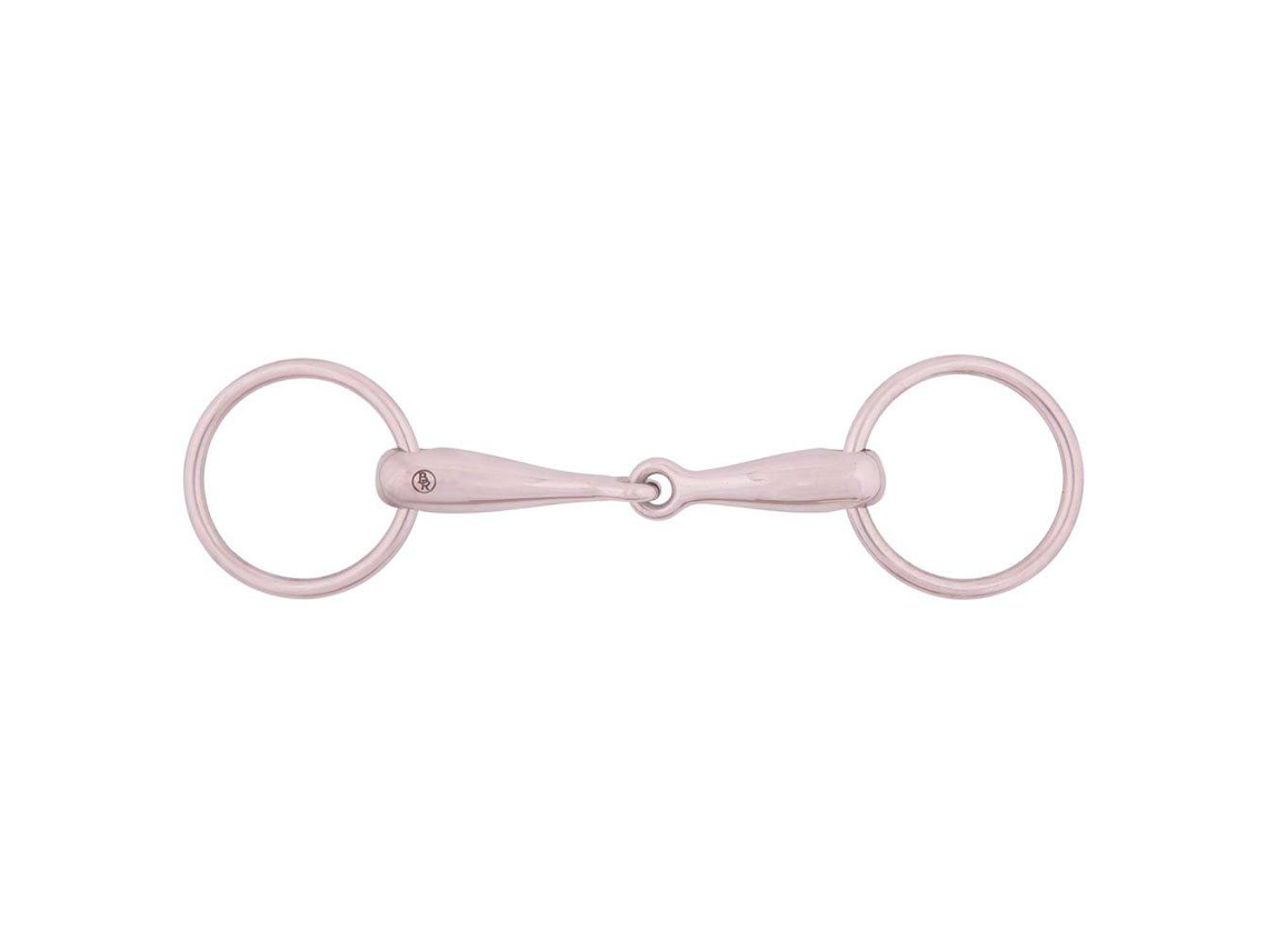 Br Single Jointed Loose Ring Snaffle Solid 18 Mm