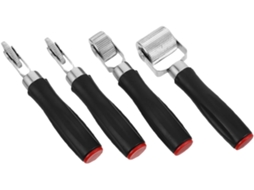 Kit De Ferramentas Para Reparo Pneus Com 4 Peças: Rolo Compactador E