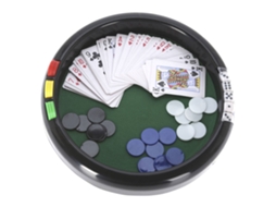 Formato Redondo Do Jogo Casino em Pp 41 5X41 5X24Cm WELLHOME