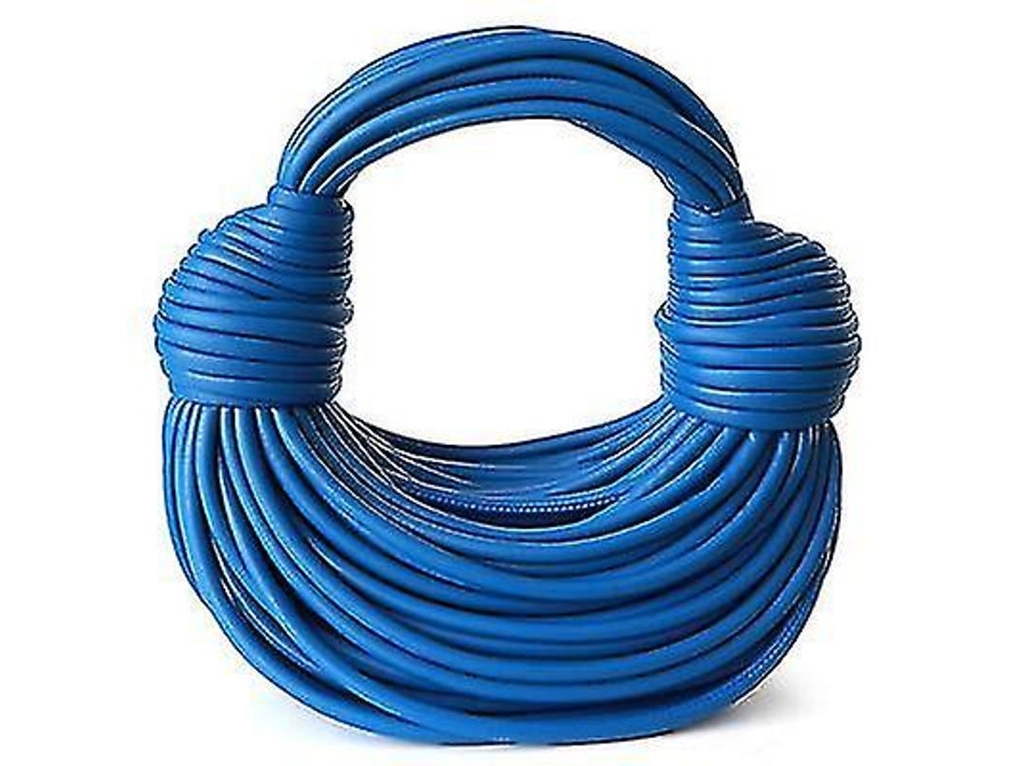 Bolsos De Couro Suave Para Mulher Com Cinto Ajustável E Compartimento De Telefone Táctil Clutch E Tote Para Festas E Uso Diário Azul