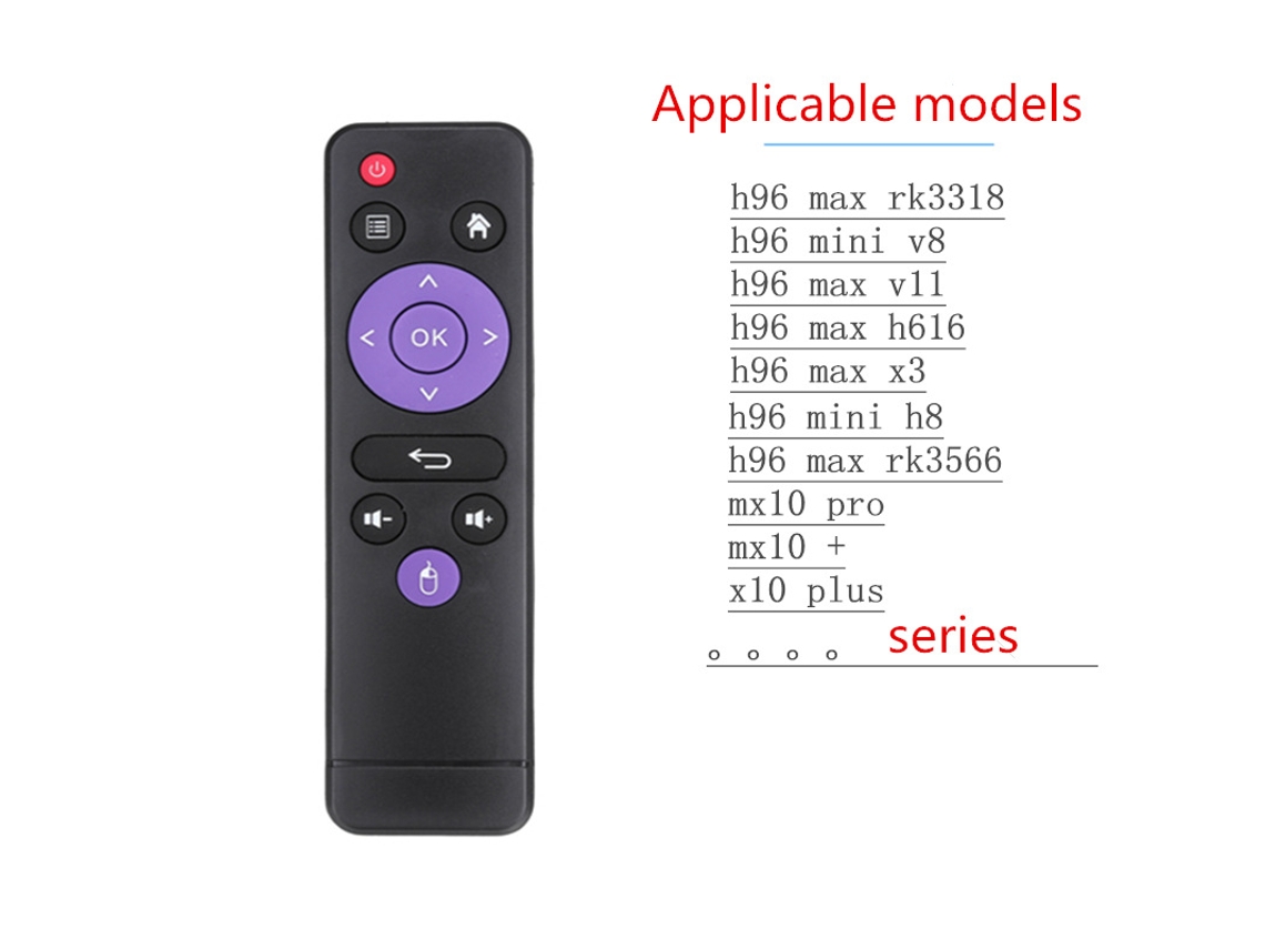 Substituição Do Controle Remoto Para Mxq Tv Box H96 Max Rk3318 H96 Mini Zeuxo