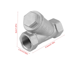 Filtro Y De Aço Inox Com Rosca Pt 1/2" Dn15