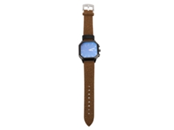 Relógio de Pulso Masculino Retro de Quartzo com Pulseira de Couro