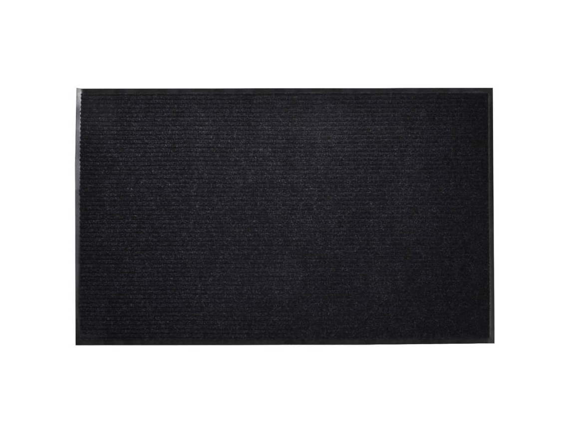 Doormat, Doormats Vidaxl Preto Poliéster (90 X 60 Cm)