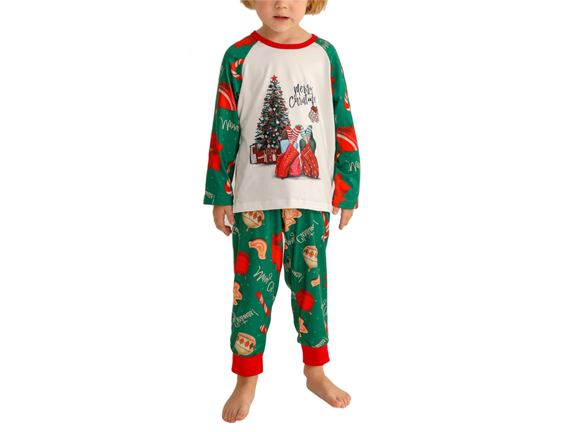 Pijama Natalino Family Com Manga Longa E Estampado De Árvores - Laxiscreed