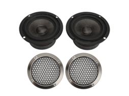 Tweeters Mini 100w Metal Carro Com Capa