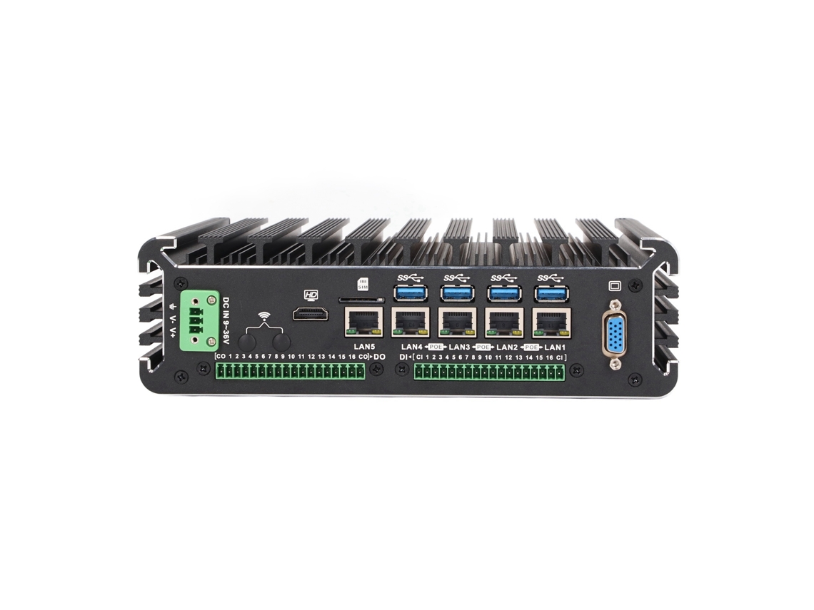 Laxiscreed Controlador Industrial Com 4 Portas Poe E Cpu I3 6100u De Dupla Velocidade