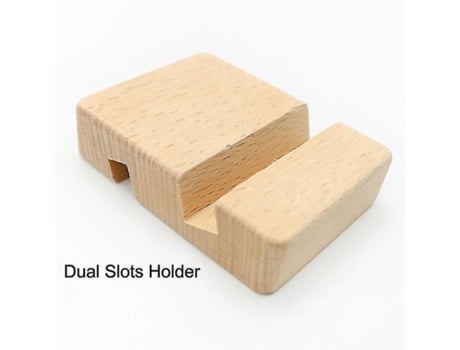 Suporte De Mesa Para Celular 8x6x2cm, Suporte De Madeira Para Celular.