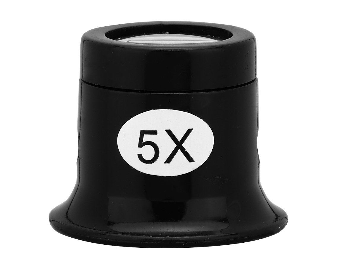 Lupa De Bolso Com Lente 5x Para Reparo De Relógios E Jóias