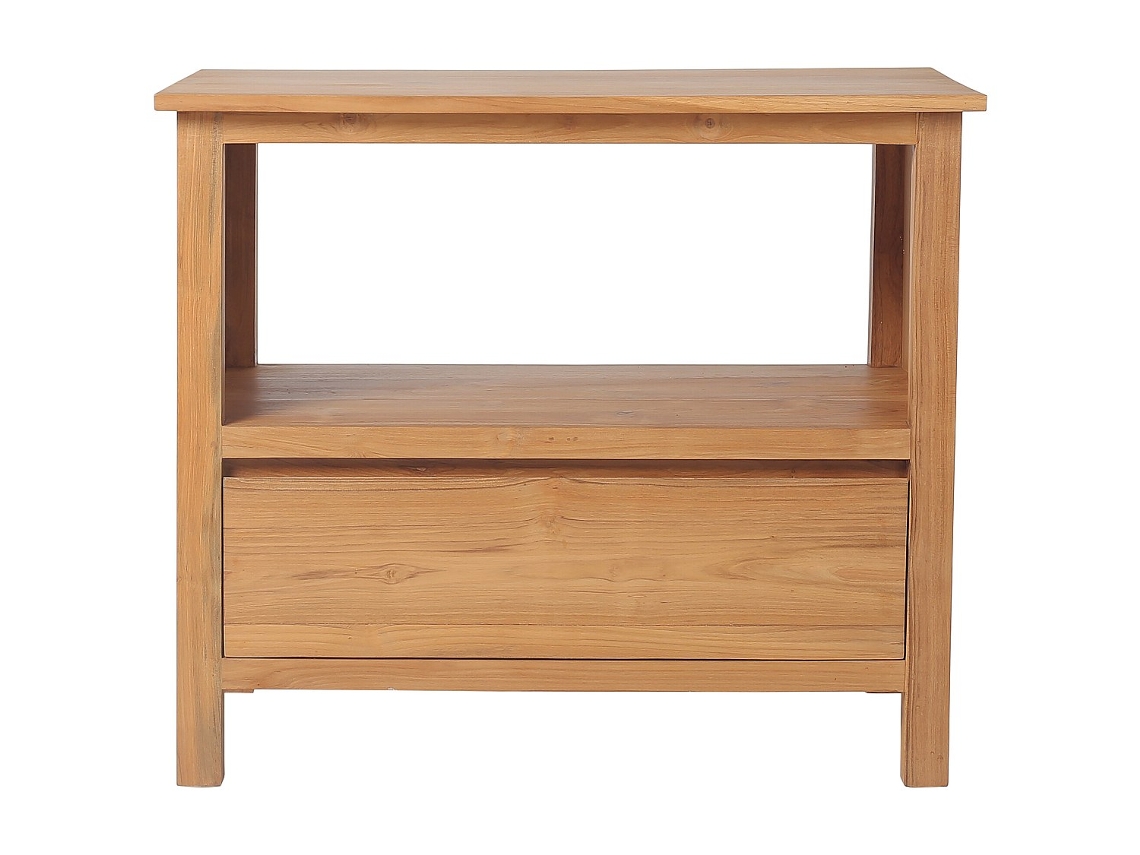 Móvel de Casa de Banho VENTE-UNIQUE.PT Ketapang (Madera clara - 90x50x76 cm)