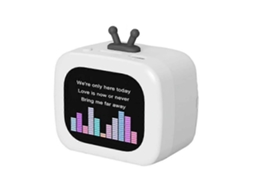 Alto Falante Bluetooth Portátil Com Tela Sensível Ao Toque, Pequeno Alto Falante Inteligente Estéreo Sem Fio Olysi Shop
