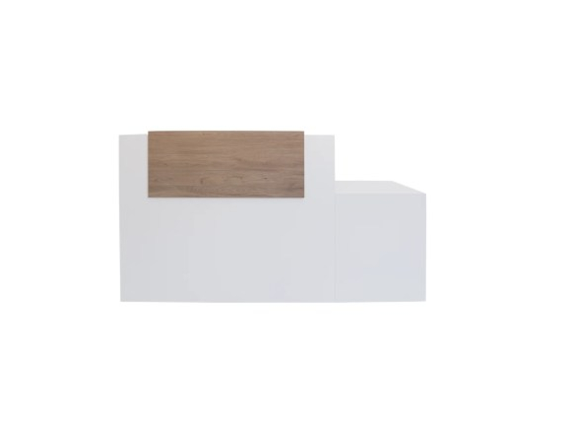 Recepção Basic Adaptada para Pessoas com Deficiência OFILIKE (esquerda - Carvalho 200+60 cm)
