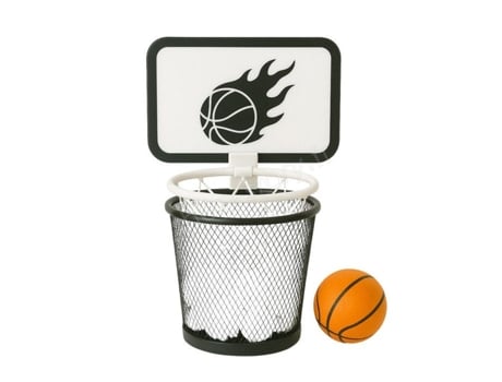 Mini Cesta De Basquete Para Escritório Ou Quarto Para Prender Na Lixeira Jogo Divertido Com Bola Siroco