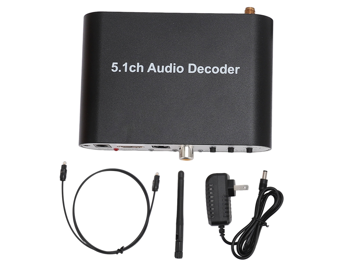 Mali decoder de Som Digital 5.1 Canais com Hdmi Arc Bluetooth 5.0 Óptico Spdif Coaxial Usb 100‑240v Plug Us