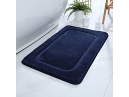 Tapetes de Banho Antiderrapantes Absorventes de Secagem Rápida para Decoração de Banheiro Azul Marinho EVELTEK 50X80cm