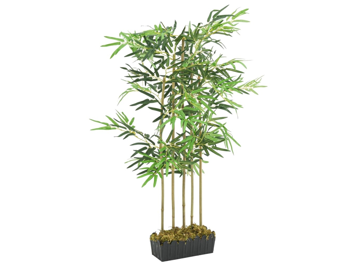 Vidaxl Árvore De Bambu Artificial 730 Folhas 120 Cm Verde