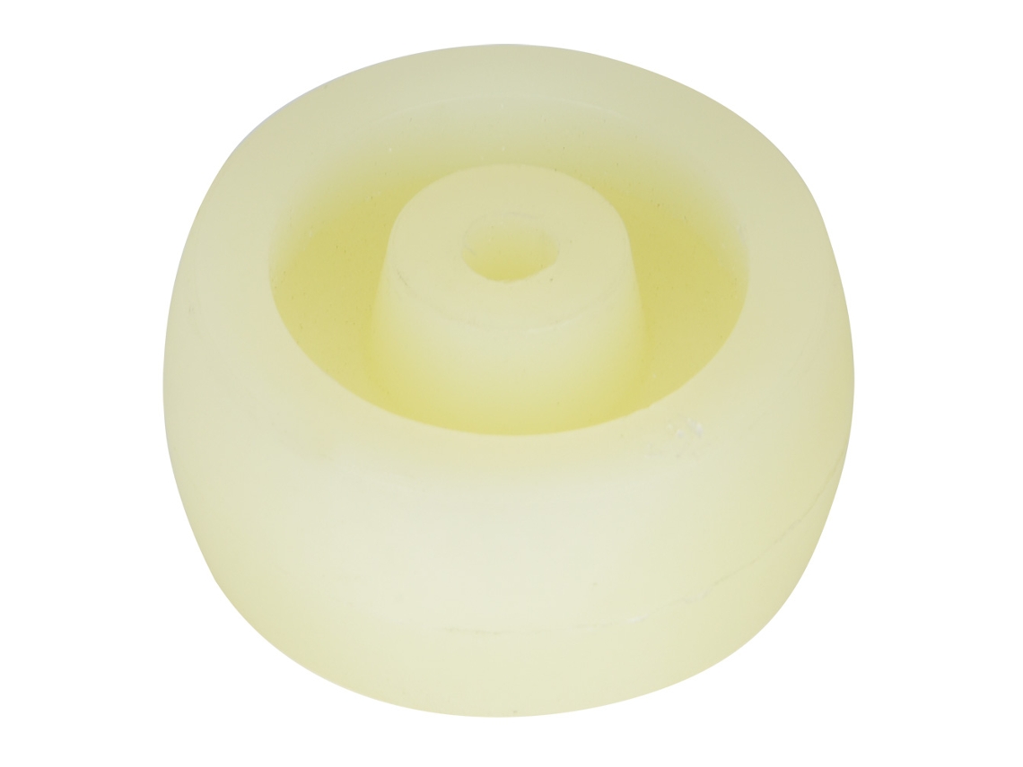 10 Peças Roda De Nylon 2,5 Polegadas Polia Redonda Rodilho Caster Carga Máxima 25kg