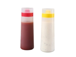Garrafa de Molho Porosa LAXISCREED 2un Leakproof