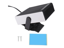 Quente e Ventilador Portátil 2 em 1 para Automóvel 12v com Aquecimento Rápido e Desembaçador LAXISCREED