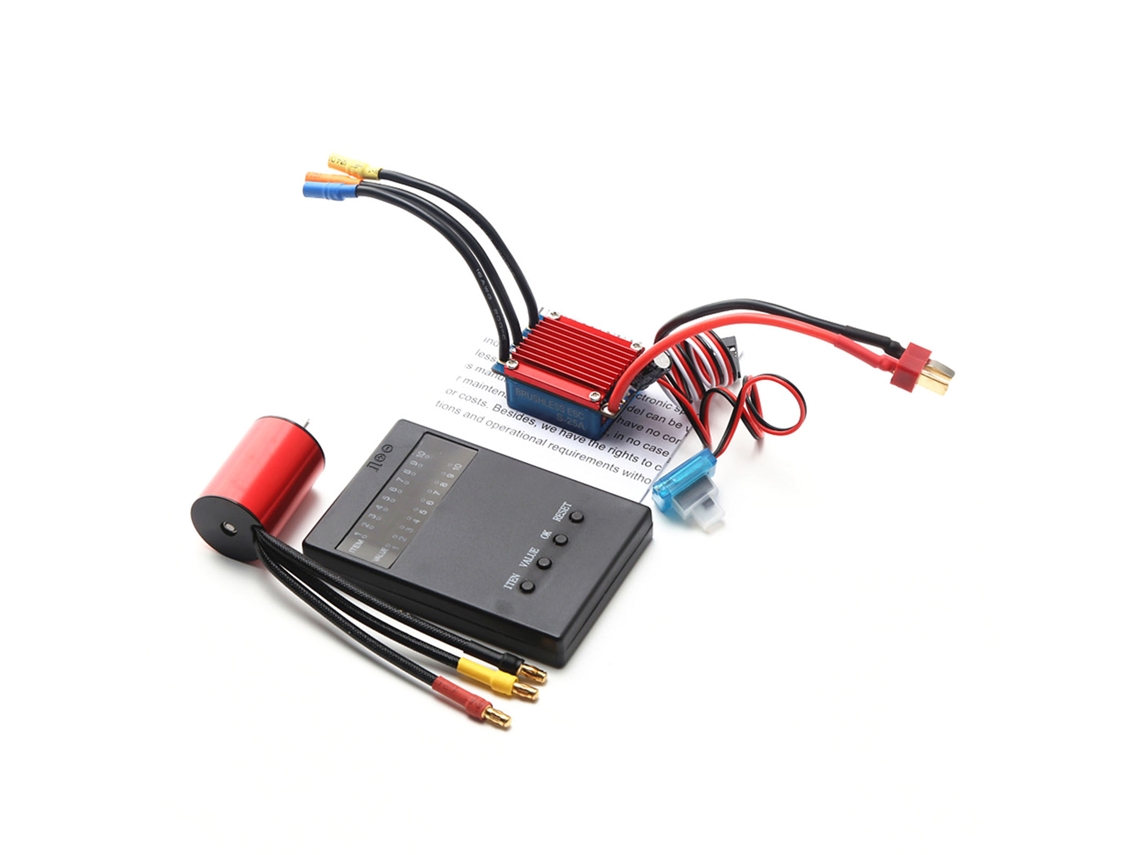 Mali motor Sem Escova 4800kv Esc 25a Cartão de Programação para Carro Rc 1/16 1/18