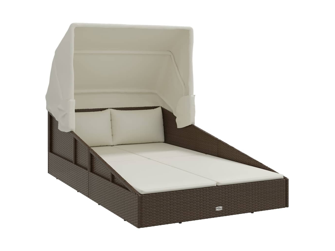 Sunbed, Sunbeds Vidaxl Marrom Rattan / Vime (n/a)