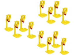 Conjunto De 12 Bebedouros Para Galinhas E Aves