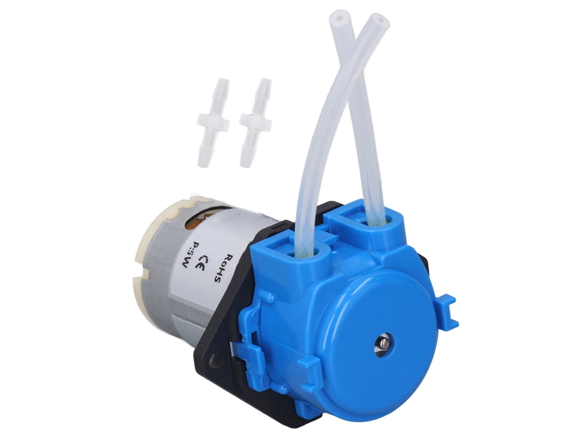 Mini Bomba Peristáltica Dosadora de Líquidos para Aquários e Equipamentos Laboratório 5w 60ml/min 24v BRILVIBERA