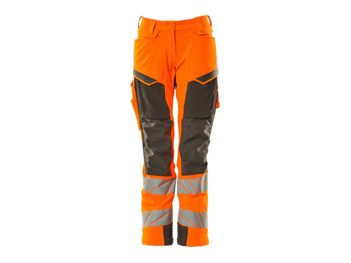 Calças Grandes Com Bolsos Para Joelheiras Accelerate Safe 19078 Laranja 42 / 30 MASCOT