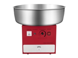 Máquina Elétrica Para Algodão Doce Succebuy 1000 W Vermelha 520 X 520 X 447 Mm