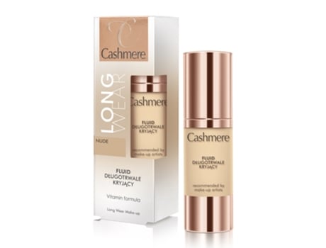 Fluido De Maquilhagem De Longa Duração Em Caxemira, Cobertura Nude, 30ml Cashmere