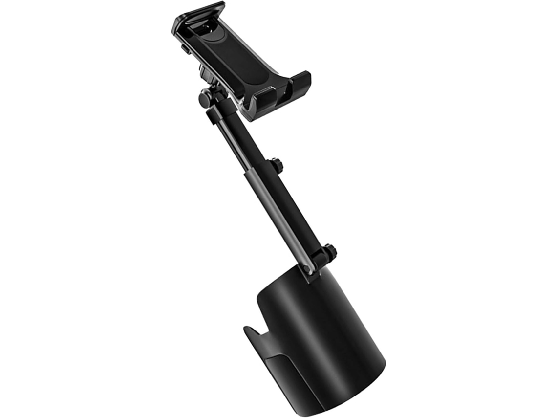 Suporte Multifuncional Para Celular Veicular Com Porta-copos Integrado.