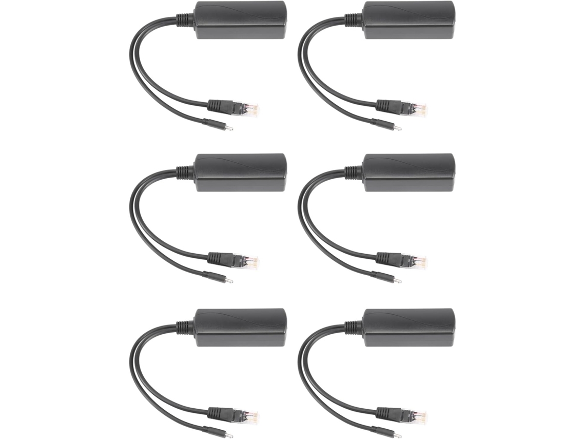 Módulo Divisor De Alimentação Poe Padrão 6x 48v A 5v 2.4a Com Interface Usb