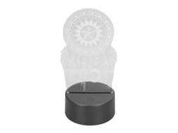 Laxiscreed Luz Noite 3d Dreamcatcher Multicolorível Com Toque Para Decoração De Casa