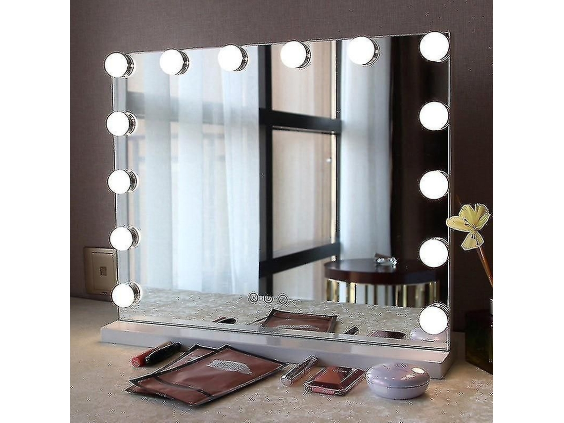 Kit De Lâmpadas Led Para Espelho De Vanity Com Controle Táctil E Ajuste Contínuo De Brilho 10 Unidades 4,6m
