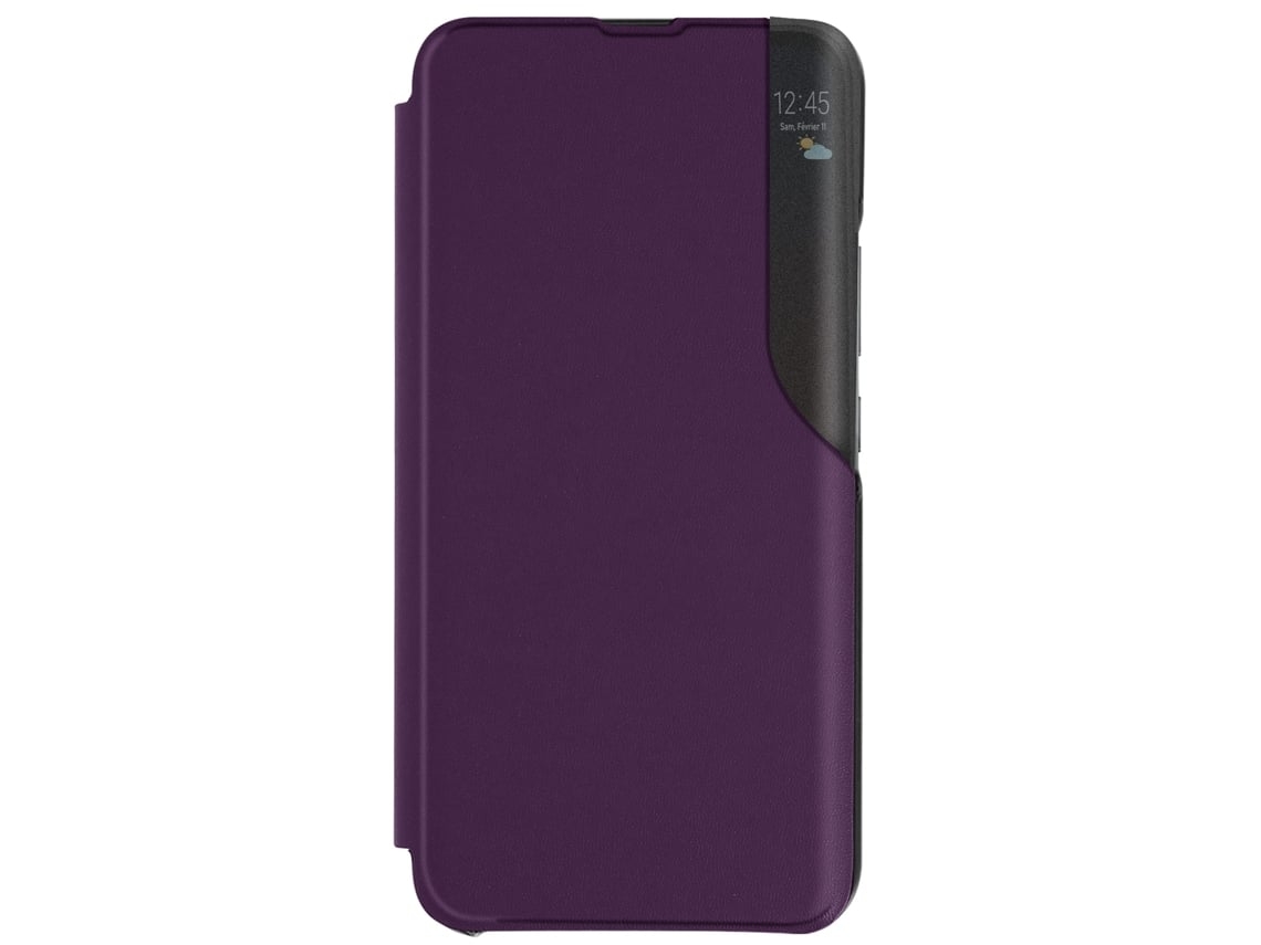 Capa Fólio Para Samsung Yemaesre Pele Roxo