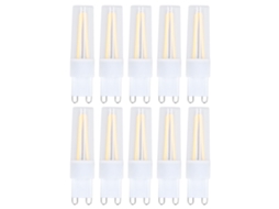 Conjunto de 10 Lâmpadas Led G9 com Luz Quente CHABERLU