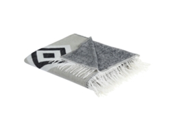 Manta Decorativa Beliani Kattike De Acrílico Gris 130x170x0.3