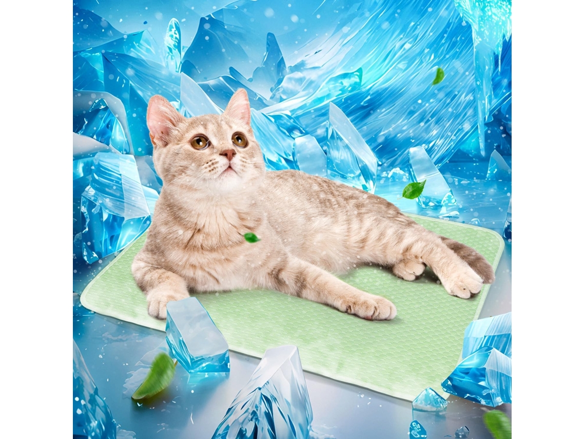 Tapete Refrescante, para Cães e Gatos, Lavável, Antiderrapante, Respirável, 71x56 Cm AQUAFORGE
