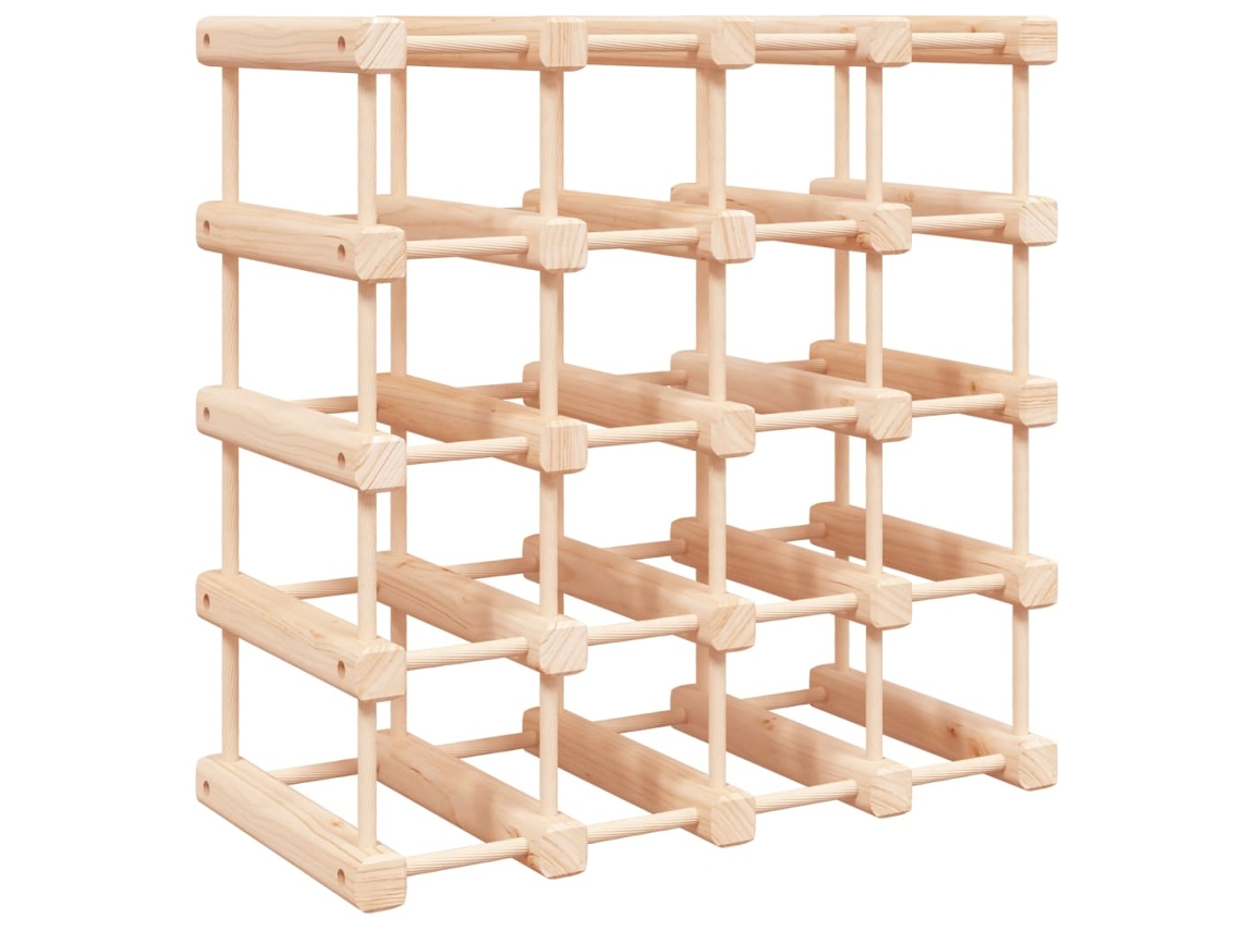 Garrafeira VIDAXL Marrom Madeira (46,5x23x46,5 cm)