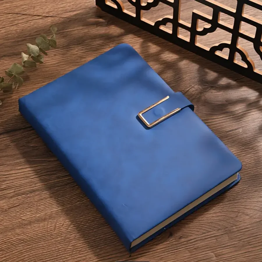 (azul, 200 Páginas) Pacote Com 10 Cadernos Retrô A5, Capa Mole, Material De Escritório.