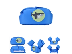 Adorável Braçadeira De Natação Para Bebês E Crianças, Boia Círculo De Natação Para Piscina Infantil E Colete Salva-vidas (tubarão) -aquaforge
