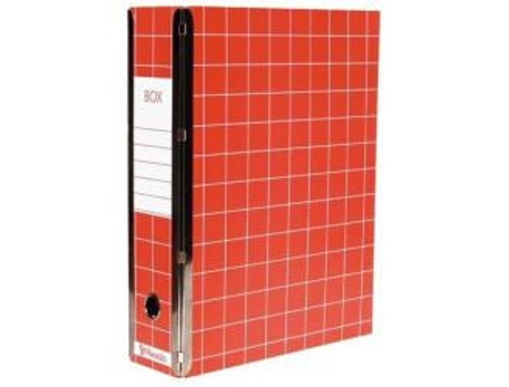 Caixa de arquivo de papelão vermelho RESISTO Resx401-R