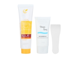 Creme Depilatório Unissex 100g Com Creme Reparador 50g Para Axilas Braços Pernas Extração Natural Suave