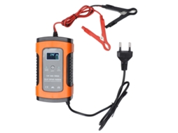 Cargador De Baterías De Carro Inteligente Automático Com Tela Lcd 5a 12v Reparador De Pulso